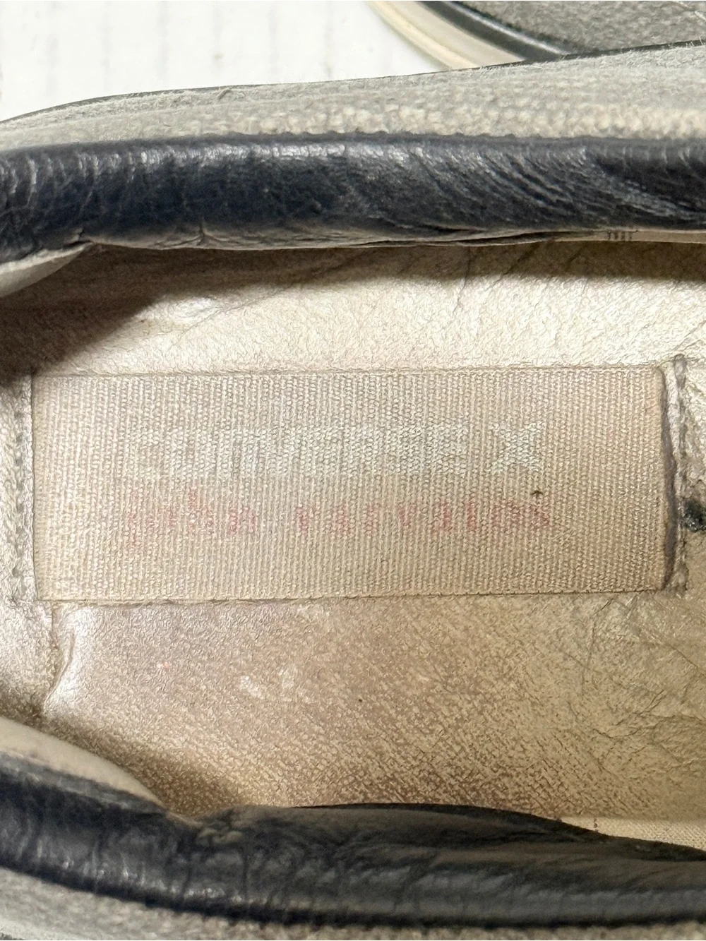 Converse John Varvatos Chuck Taylor Slip On Laceless Gray Vintage Men's Sz 10.5